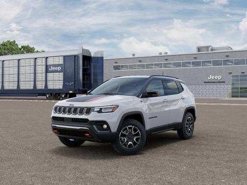White 2026 Jeep Compass Trailhawk