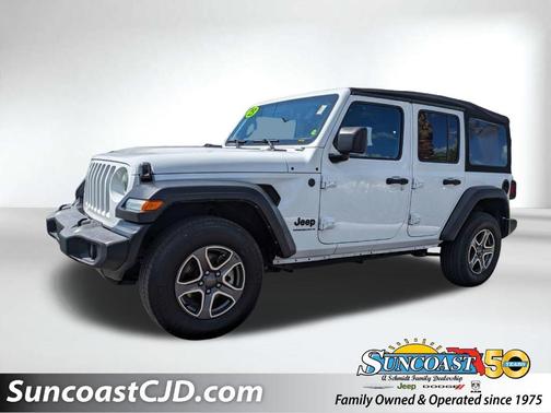 White 2023 Jeep Wrangler Sport