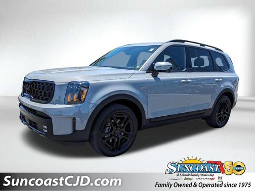 Gray 2025 Kia Telluride SX-Prestige X-Line