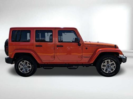Orange 2015 Jeep Wrangler Unlimited Rubicon
