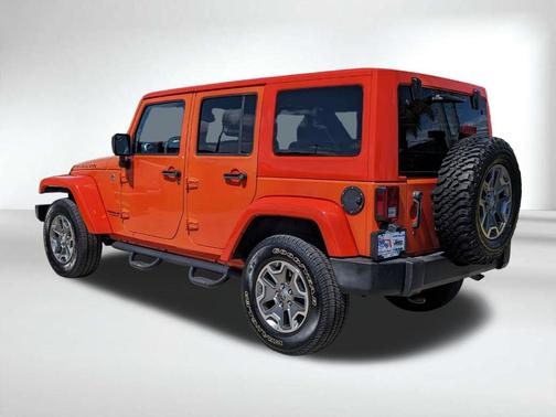 Orange 2015 Jeep Wrangler Unlimited Rubicon