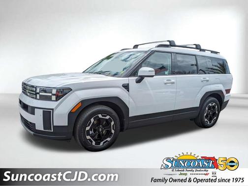 White 2025 Hyundai SANTA FE SEL
