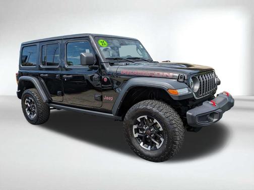 Black 2025 Jeep Wrangler Rubicon