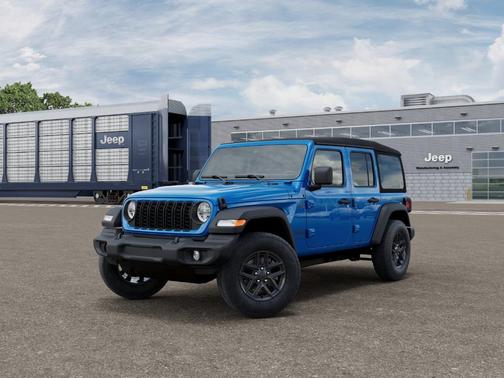 Blue 2026 Jeep Wrangler Sport