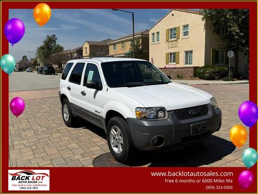 Oxford White Clearcoat 2006 Ford Escape Hybrid Base
