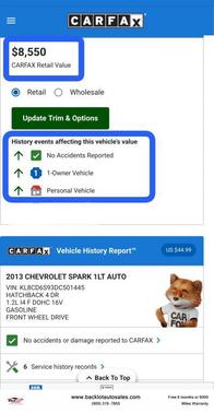 2013 Chevrolet Spark 1LT