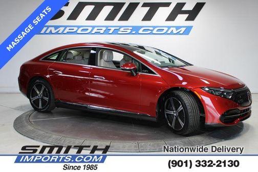 MANUFAKTUR Cardinal Red Metallic 2022 Mercedes-Benz EQS 450+ Base