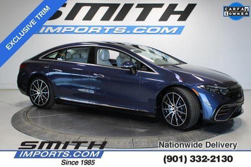 Twilight Blue Metallic 2023 Mercedes-Benz EQS 580 Base 4MATIC