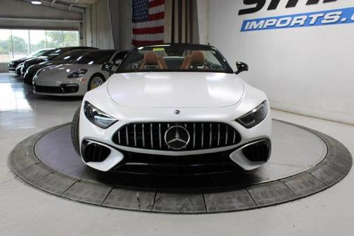 Moonlight White 2022 Mercedes-Benz AMG SL 55 Base
