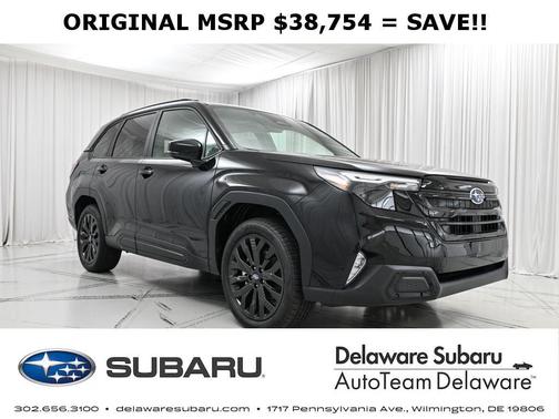 Crystal Black Silica 2026 Subaru Forester Sport