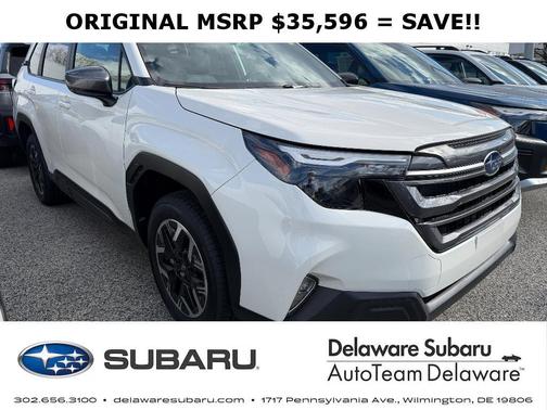 Crystal White Pearl 2026 Subaru Forester Premium