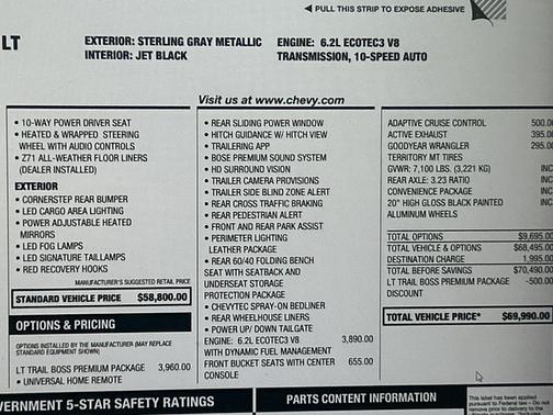 2025 Chevrolet Silverado 1500 LT Trail Boss