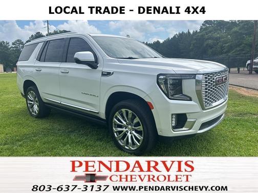 White Frost Tri-Coat 2023 GMC Yukon Denali