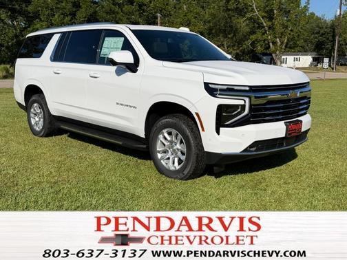 Summit White 2026 Chevrolet Suburban LT