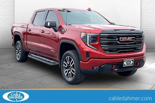 Volcanic Red 2025 GMC Sierra 1500 AT4