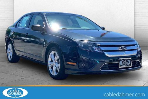 Black 2012 Ford Fusion SE