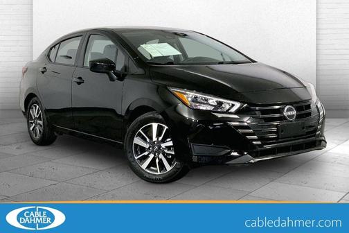 Black 2025 Nissan Versa 1.6 SV