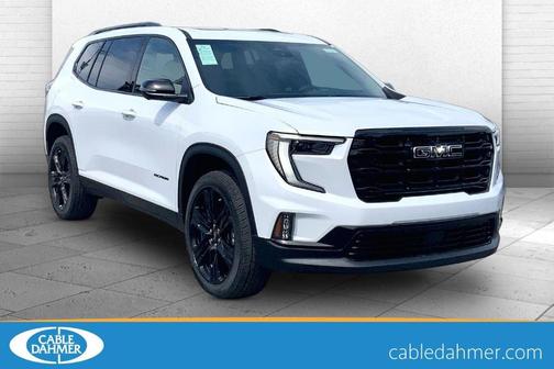 Glacier White 2026 GMC Acadia Elevation
