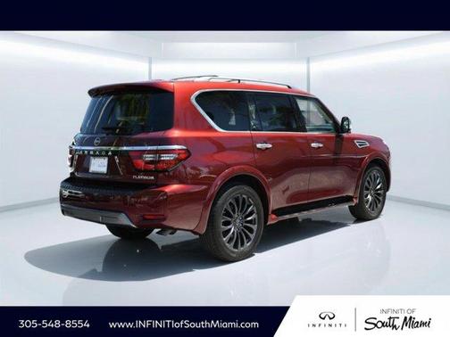 Coulis Red 2024 Nissan Armada Platinum