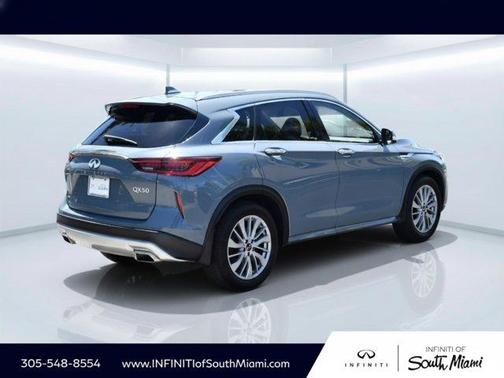 Slate Gray 2025 INFINITI QX50 Luxe