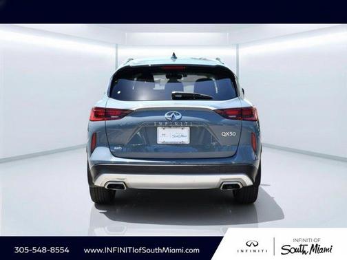Slate Gray 2025 INFINITI QX50 Luxe