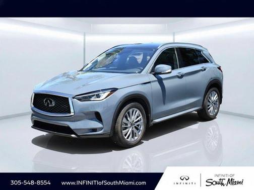 Slate Gray 2025 INFINITI QX50 Luxe