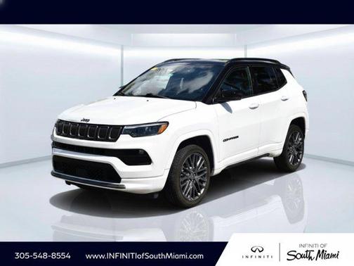 Bright White Clearcoat 2022 Jeep Compass Altitude