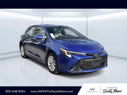 Blue 2023 Toyota Corolla Hatchback SE