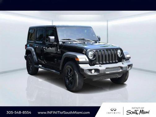 Black Clearcoat 2022 Jeep Wrangler Unlimited Sport Altitude