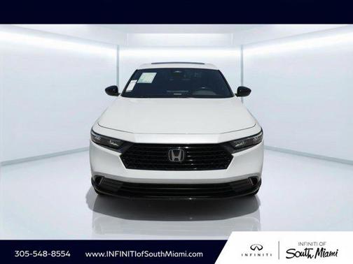 Platinum White Pearl 2023 Honda Accord Hybrid Sport-L
