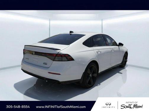 Platinum White Pearl 2023 Honda Accord Hybrid Sport-L