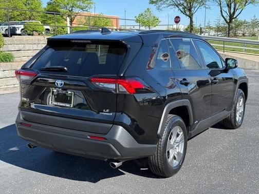 Midnight Black Metallic 2024 Toyota RAV4 Hybrid LE