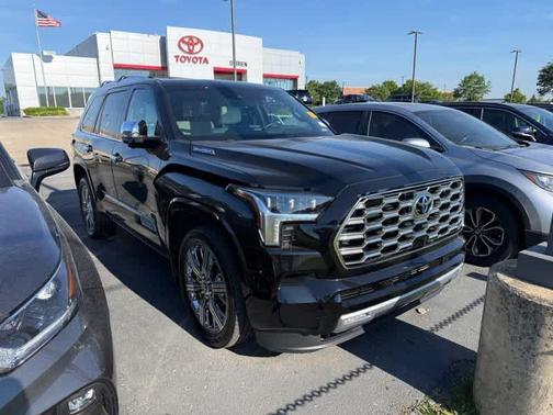 Midnight Black Metallic 2024 Toyota Sequoia Capstone