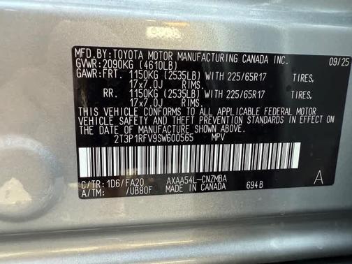 2025 Toyota RAV4 XLE
