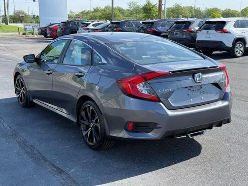 Modern Steel Metallic 2020 Honda Civic Sport