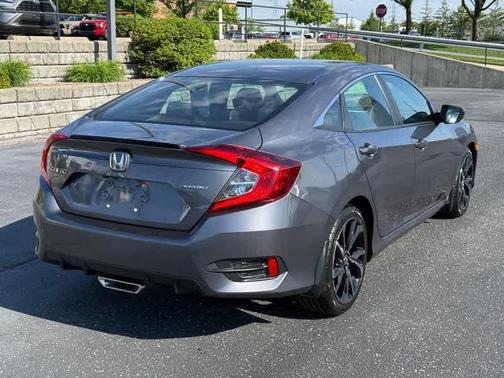 Modern Steel Metallic 2020 Honda Civic Sport