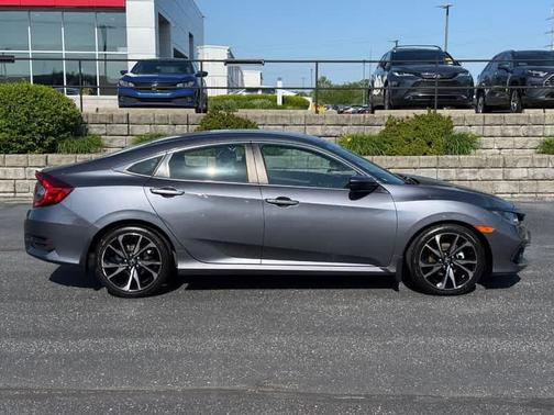 Modern Steel Metallic 2020 Honda Civic Sport