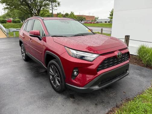 Ruby Flare Pearl 2025 Toyota RAV4 Hybrid XLE Premium