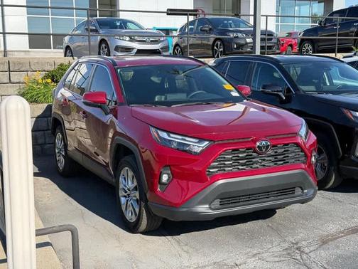 Ruby Flare Pearl 2025 Toyota RAV4 XLE Premium