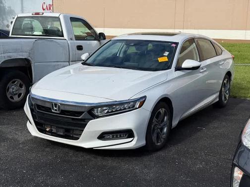 Platinum White Pearl 2020 Honda Accord EX-L