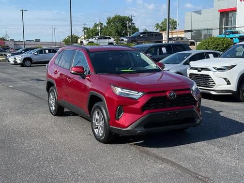 Ruby Flare Pearl 2025 Toyota RAV4 XLE