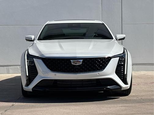 Crystal White Tricoat 2025 Cadillac CT5 Premium Luxury