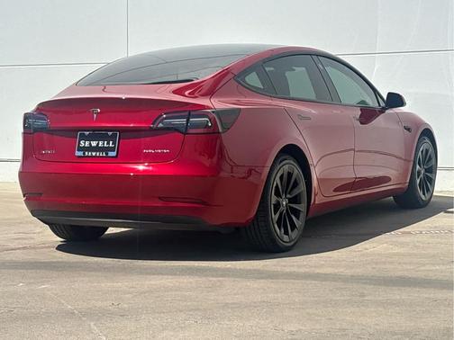 Red Multi-Coat 2022 Tesla Model 3 Long Range