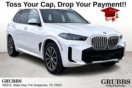 Alpine White 2025 BMW X5 PHEV xDrive50e