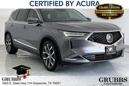 Liquid Carbon Metallic 2024 Acura MDX Technology
