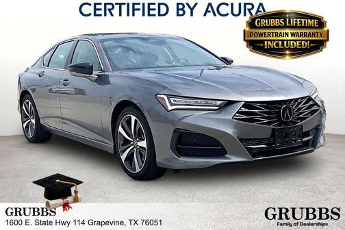 Liquid Carbon Metallic 2025 Acura TLX Technology