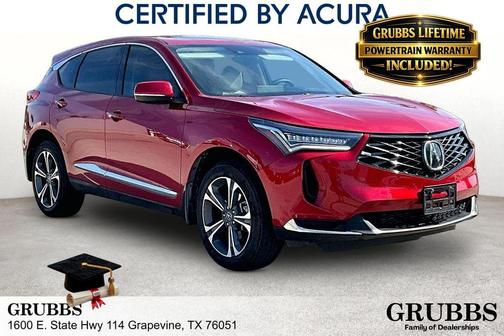 Performance Red Pearl 2025 Acura RDX Technology Package