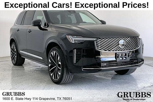 Onyx Black Metallic 2025 Volvo XC90 B6 Plus 7-Seater