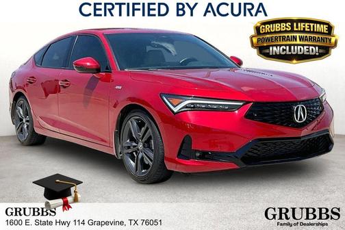 Performance Red Pearl 2024 Acura Integra A-Spec Technology