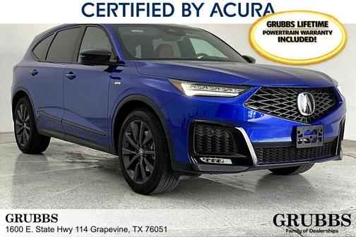 Apex Blue Pearl 2025 Acura MDX A-Spec